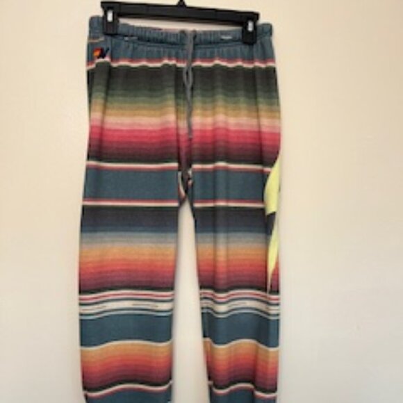 Aviator Nation Serape Bolt Stitch Sweatpants Size Large - Picture 3 of 10